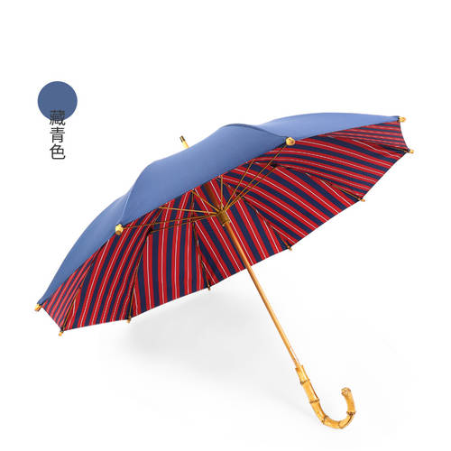 선물 상자 세트 레트로 남여공용 이중 우산 표면 장우산 자외선 차단 썬블록 바람막이 맑은 비 독창적인 아이디어 상품 우산 대나무 재질 환경 보호 수동