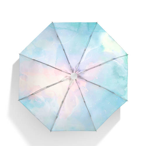소시광 어린 시절 양산 접이식 컴팩트 휴대용 양산 다목적 여성용 자외선 차단 썬블록 자외선 차단 햇빛가리개 5단 접이식 우산