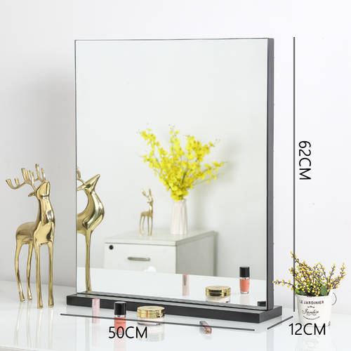 MECOR HD 화장대 거울 화장거울 접이식 요즘핫템 셀럽 호텔 기숙사 학생용 여성용 메이크업 데스크탑 탁상용 대형 거울