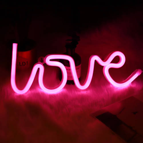 ins 네온라이트 LED스트립 로맨틱 소녀감성 룸 인테리어 조명 LED조명 분위기 고백 배치 로맨틱 요즘핫템 셀럽 LED조명