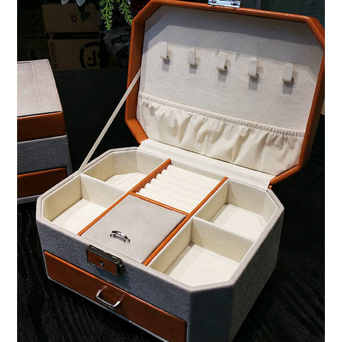 『 웨이 지아 』 수입 품질 럭셔리 보석류 수납케이스 전문 매장 정품 액세서리 보석함 상자 완전한 92 겹 도로 사다