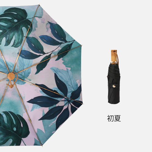양산 여성 맑은 비 다목적 비닐 양산 파라솔 이중 upf50+ 초강력 자외선 차단 접이식 자외선 차단 썬블록 우산