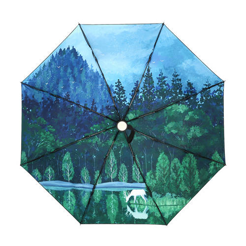 자동 우산 여성용 접이식 대형 2인용 맑은 비 다목적 자외선 차단 썬블록 햇빛가리개 초강력 자외선 차단 양산
