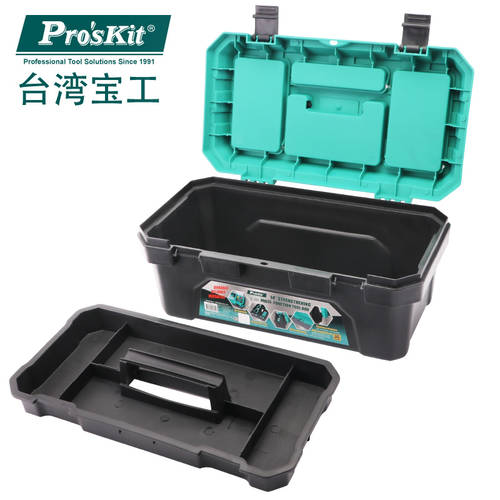 PROSKIT 메탈 가정용 플라스틱 재료 휴대용 엔지니어 다기능 수리 박스 보관 상자 툴박스 공구함 SB-1418