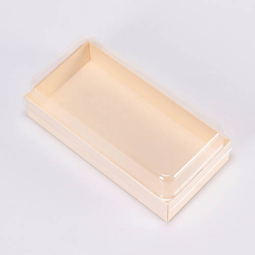 에그 타르트 포장박스 4 개 포장 일회용 에그 타르트 상자 포장 박스 투명 럭셔리 단황수 케이스 디저트 포장