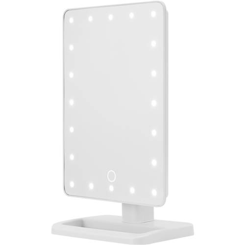 IMPRESSIONS 할리우드 블루투스 스피커 데스크탑 LED 화장거울 뮤직 보조등 거울 탁상용 LED 거울