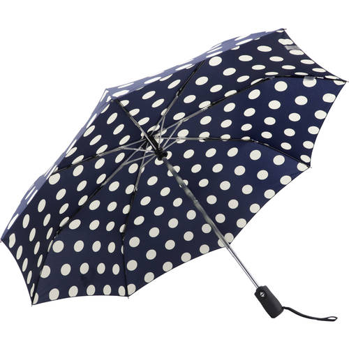 우산 아니 비닐 코팅 블루 도트무늬 상큼한 전자동 3단접이식 방폭형 돌진 대만 수입 천