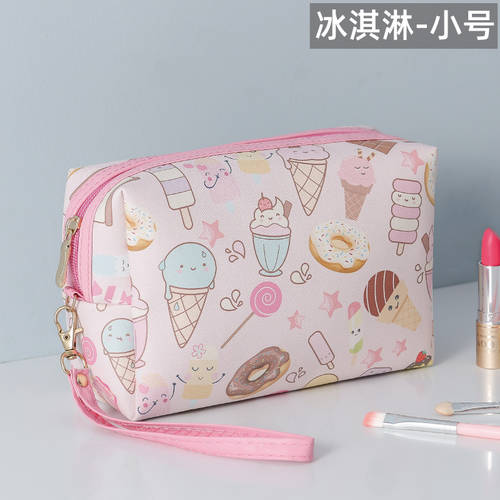 화장품 파우치 귀여운 일본풍 인스타 핫템 한국 작은 저장 파우치 휴대용 대용량 요즘핫템 셀럽 화장품 가방 소녀 핸드백