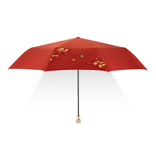 포구 우산 여성용 양산 자외선 차단 썬블록 자외선 차단 양산 파라솔 접이식 양산 쑤저우 자수 핸드메이드 우산 한정판