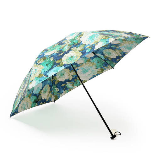 3단접이식 탄소섬유 초경량 깃털 우산 나노 자외선 차단 썬블록 양산 파라솔 접이식 여성용 투투 양산 휴대용 초경량 우산