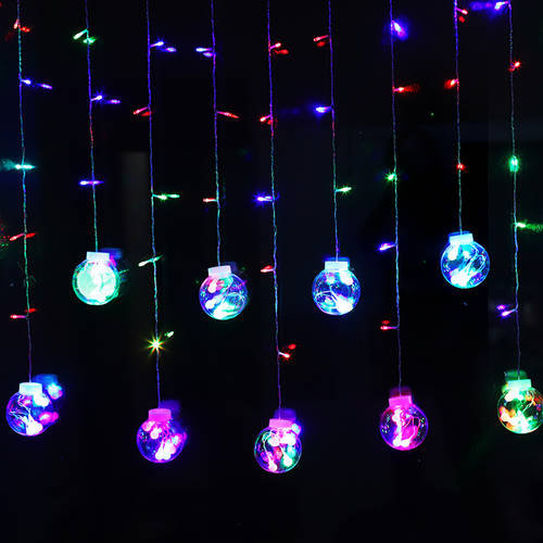별모양 일루미네이션 스트링 라이트 LED조명 조명 안개꽃 LED 룸 인테리어 로맨틱 신혼집 배치 침실 화려한 변색 LED조명