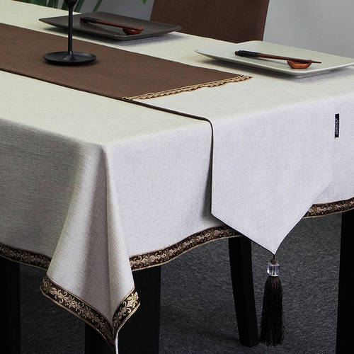 GELANLIFU 테이블 식탁 테이블 러너 중국어 모조 대마 테이블 패브릭 천소재 모던 심플 티테이블 플래그 클래식 레드 주문제작