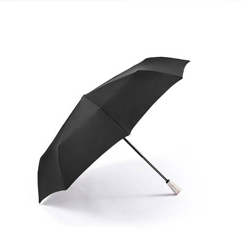DanMunier 8 개 뼈대 다이아몬드 우산 여성용 바람저항 바람에 강한 튼튼한 강화 심플 접이식 다목적 양산 수동 3단 접이식 우산