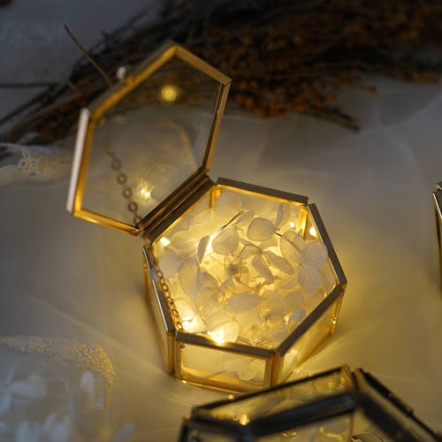 그리고 빛 |Led LED조명 반지 케이스 결혼식 패션유행 청순 영원히 꽃 독창적인 아이디어 상품 빌다 결혼 럭셔리 액세서리 보석함