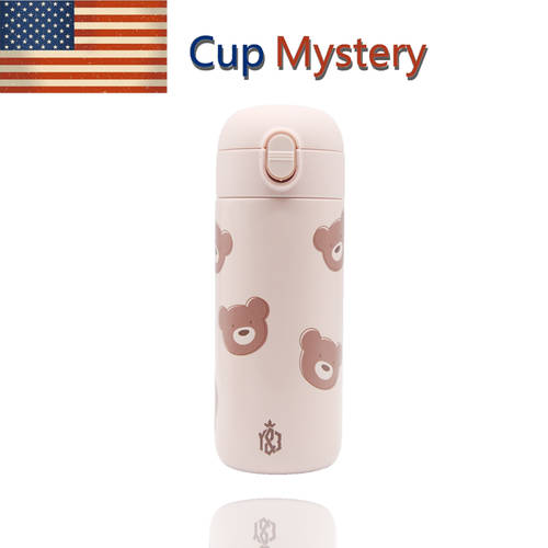 미국 CUP mystery 수입 재질 귀여운 애니멀 스프링 오픈커버 남성 여성 보온병 텀블러 Y&3