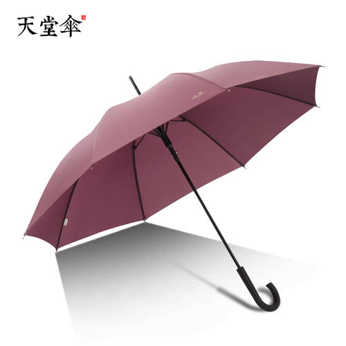 신제품 EUMBRELLA 비즈니스 클래식 긴 손잡이 반자동 연꽃잎 방수 2인용 대형우산 양산 남여공용