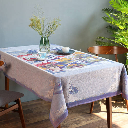 스웨덴 ekelund 순면 자카드 패턴 식탁보 테이블 보 서양식 전원 농촌 식탁보 테이블러너 아웃도어 화원 아트 페인팅 천소재 패브릭
