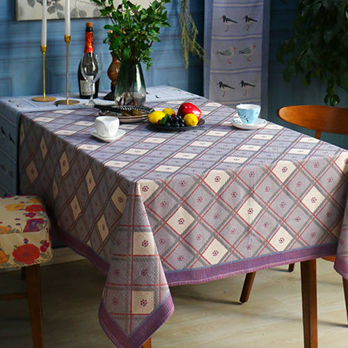 스웨덴 Ekelund 북구풍 식탁보 테이블 보 미식 모던 심플 직사각형 체크무늬 티테이블 테이블 식탁 식탁보 테이블러너