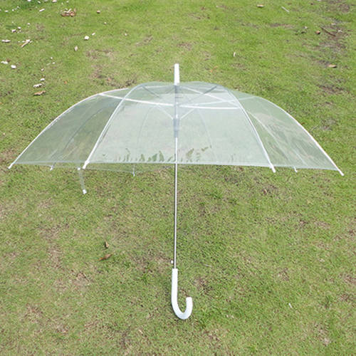 투명 상큼한 한국/일본 장우산 요즘핫템 셀럽 선물용 광고용 맞춤형 LOGO 환경 보호 플라스틱 우산