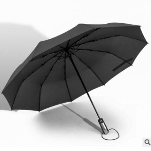 10 뼈 플러스 고정 자동 우산 접이식 남여공용 비즈니스 맑은 비 겸용우산 2인용 우산 사용자 정의 logo 프린팅