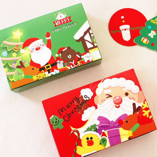 크리스마스 생강 빵 포장박스 쿠키 QUQI 쿠키 단황수 포장 박스 귀여운 우유 데이트 쉐화수 포장박스