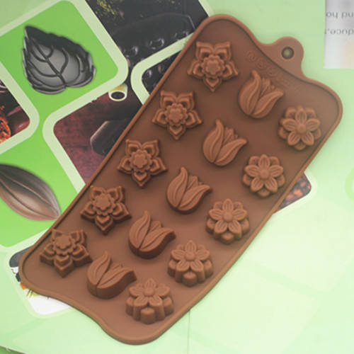 실리콘 케이크 모형 15 Lianhua 하다 실리콘 아이스 트레이 모형 초콜릿 몰드