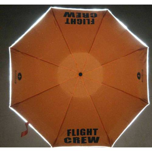 민간 항공 파일럿 기내 안내 반사 5단 접이식 세이프티 SUPER 작은 우산 FLIGHT CREW UMBRELLA