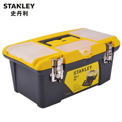 STANLEY/ 스탠리 STANLEY 플라스틱 재료 도구 상자 16 인치 19 인치 가정용 철물 메탈 공구함 툴박스 수입 휴대용 부품함