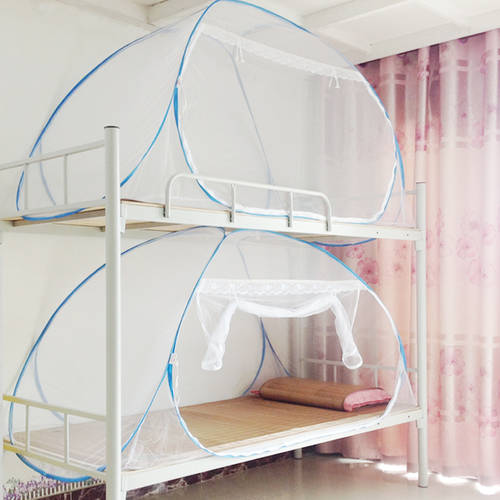 조립 필요없음 몽골 파오 텐트 캐노피 모기장 학생용 호텔 기숙사 이층 침대 가정용 이층 침대 1.0m1.2/1.35/1.5 미터