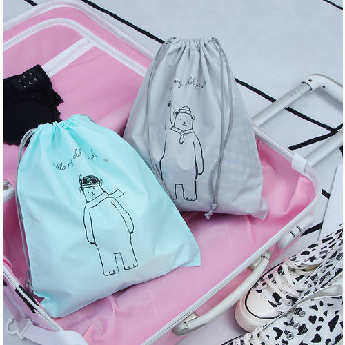 일본 잔여 상품 다이 소 방수 여행용 파우치 홈 분류 정리파우치 패딩 다운재킷 파우치 신발 가방 헬스