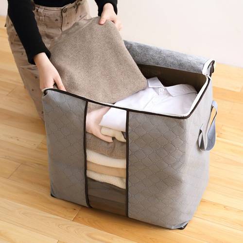 보관파우치 의류 이불 보관 가방 이사용 포장팩 특대형 방습효과 정리파우치 이불 'S 가방
