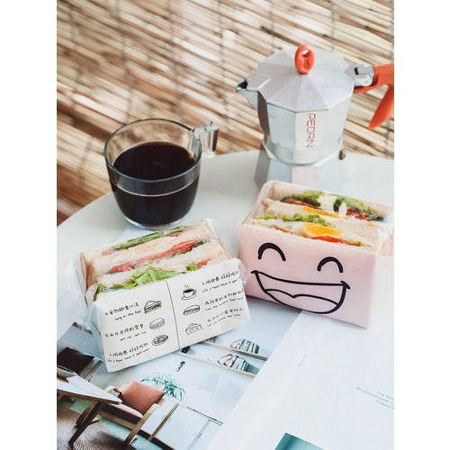 투명 샌드위치 포장 봉투 일회용 샌드위치 햄버거 파우치 쉽게 찢어짐 식품 핸드 케이크 베이킹 포장팩