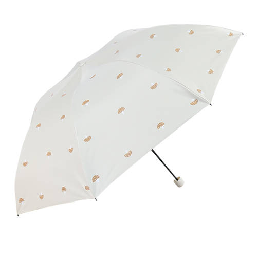 신상 신형 신모델 EUMBRELLA 비닐 자외선 차단 3단접이식 보여 주다 여성용 초경량 소형 양산 다목적 덮개 태양 슬림 우산