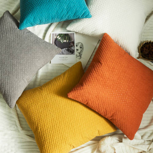 Holland cashmere solid color pillowcase sofa cushion cover