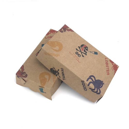 일회용 보트 박스 포장 종이케이스 치킨 감자 튀김 상자 아이 팝콘치킨 치킨볼 포장 종이케이스 볶은 것 작은 닭 먹다 포장 박스