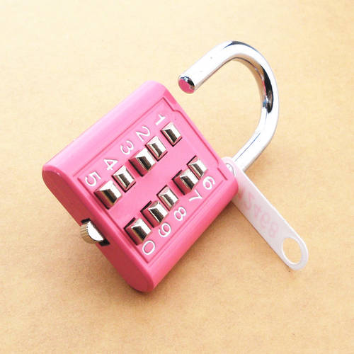 329 10 버튼 고정 암호 상자 가방 비밀번호 자물쇠 다이얼 자물쇠 헬스장 방범도난방지 맹꽁이 자물쇠 창고 문 툴박스 공구함 자물쇠