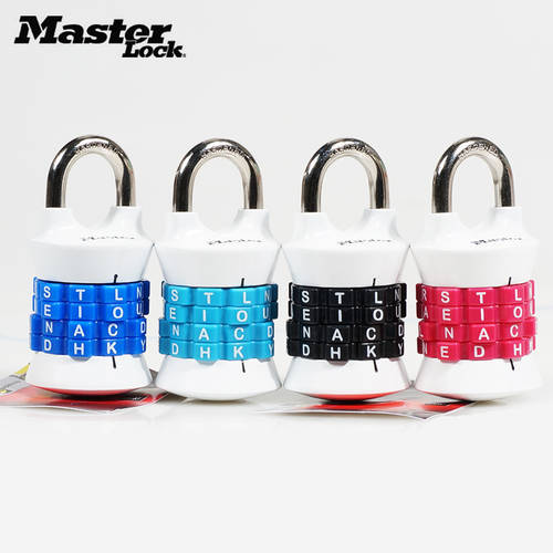 MASTER LOCK/ 마스터락 자물쇠 1535 조절가능 비밀번호 자물쇠 다이얼 자물쇠 밀실 탈출하다 4자리 비밀번호 자물쇠