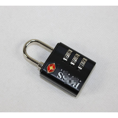 B** 세관 TSA 비밀번호 자물쇠 다이얼 자물쇠 메탈 2 컬러