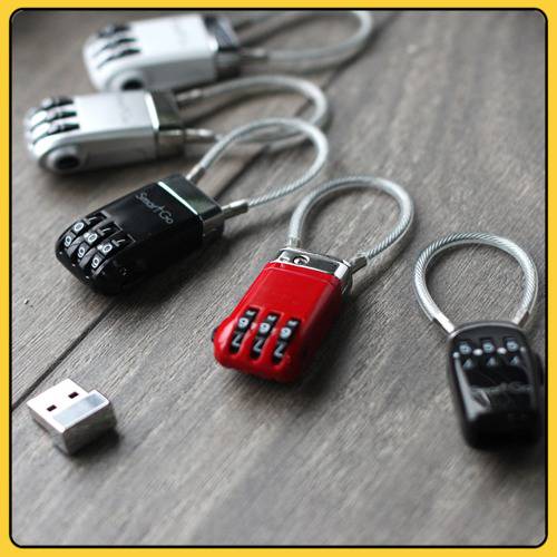 홍콩 SmartGo 비밀번호 자물쇠 다이얼 자물쇠 캐리어 자물쇠 열쇠고리 U 디스크 잠금 3IN1