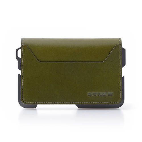미국 제조 Dango Products 풍모 메탈 지갑 진피가죽 지갑 메탈 카드 케이스