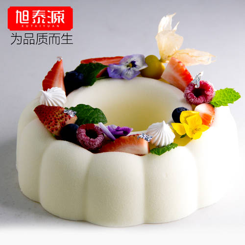 XUTAIYUAN 무독성 무맛 실리콘 틀 XTY3508 꽃 모양의 케이크 무스 실리콘 몰드 아이스크림 모형