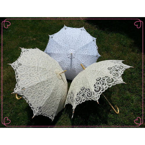 공주 우산 궁전 우산 신부 레이스 우산 양산 장식 인테리어 우산 소품 우산 댄스 우산 웨딩 드레스 우산 사진 우산