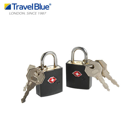 TravelBlue 해외 캐리어 맹꽁이 자물쇠 가방 자물쇠 TSA 자물쇠 도난 방지 세이프티 용품 포함 열쇠