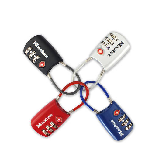 미국 Master Lock 마스터 자물쇠 4 688 TSA 자물쇠 비밀번호 자물쇠 다이얼 자물쇠 해외 캐리어