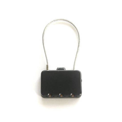 스틸 와이어 비밀번호 자물쇠 다목적 여행가방 자물쇠 노트북가방 전용 자물쇠
