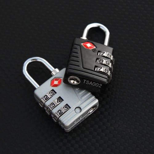 TSA 자물쇠 메탈 3 자리 트렁크 캐리어 비밀번호 자물쇠 다이얼 자물쇠 해외 여행 캐리어 운송 자물쇠 맹꽁이 자물쇠 세자리 소형 자물쇠