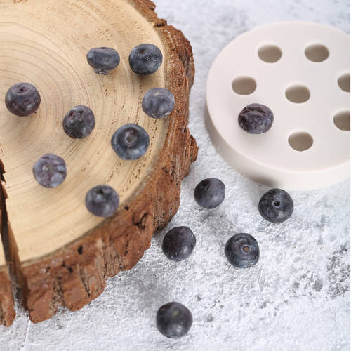 퐁당 케이크 모형 모형 블루 베리 라즈베리 조직 실리콘 곰팡이 초콜릿 점토 틀 가정용 베이킹 공구 툴