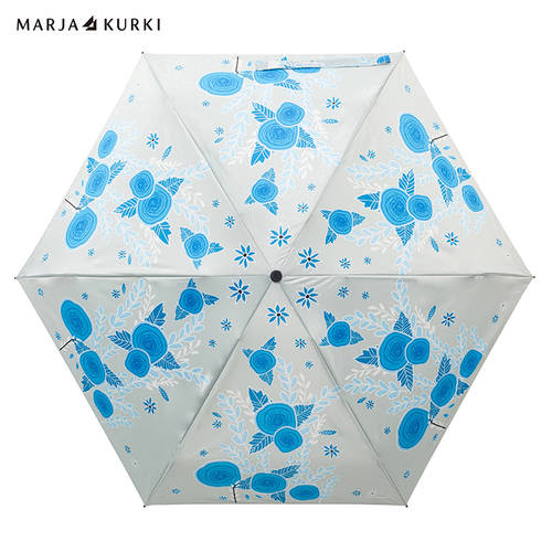 MARJAKURKI 메리 서브 스프레이 ɑ 루이 쉰 우산 양산 모두사용가능 햇빛가리개 여성용 5단 접이식 상큼한 태양 비 우산