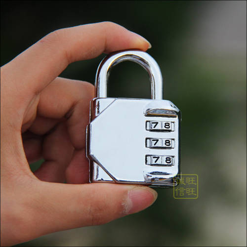 메탈 대형 3 자리 비밀번호 자물쇠 3 자리 비밀번호 맹꽁이 자물쇠 대형 비밀번호 자물쇠 다이얼 자물쇠 가정용 도어록 문 옷장 자물쇠