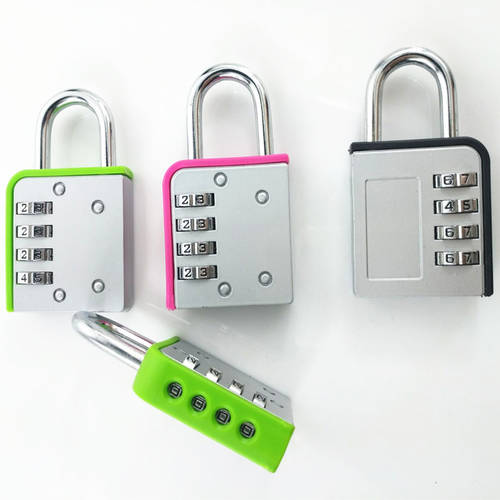 4자리 번호 비밀번호 자물쇠 다이얼 자물쇠 맹꽁이 자물쇠 가정용 대형 메탈 창고 대형 도어 수납 수납장 헬스장 툴박스 공구함 자물쇠